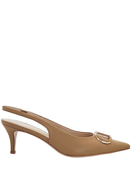 LOGO SLINGBACK TWIN SET | 252TCP03000044 CAMEL